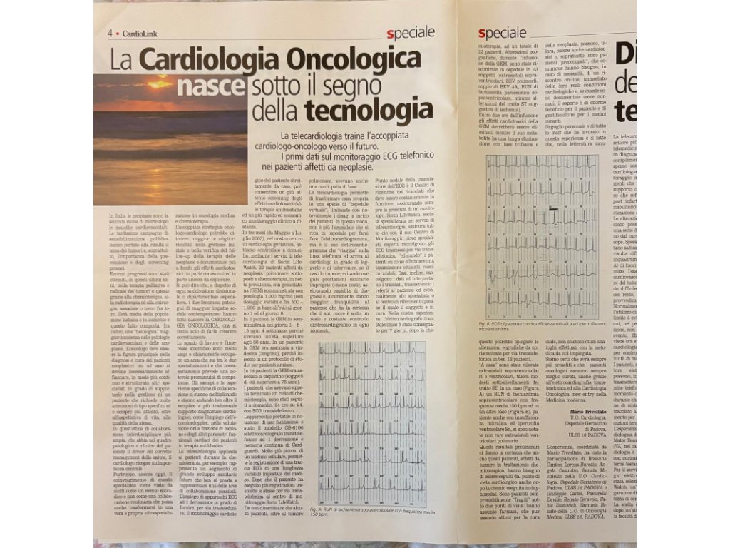 Mario Trivellato e la cardiologia oncologica